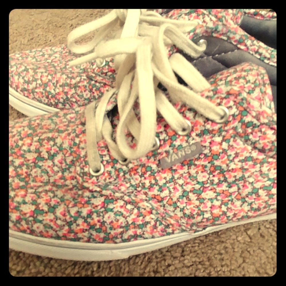 Vans colorful pink sneakers